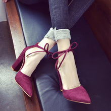 Solid Color Pointed Shoes