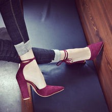 Solid Color Pointed Shoes