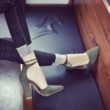 Solid Color Pointed Shoes